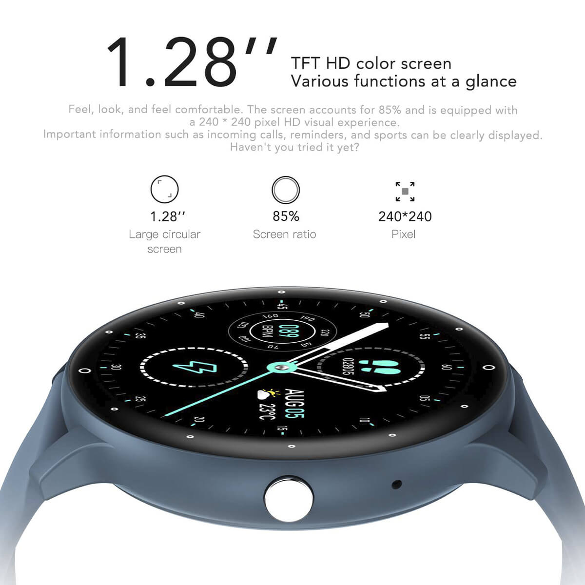 Halo® Smart Watch Pro - Advanced Health Tracking – iOS & Android Compatible