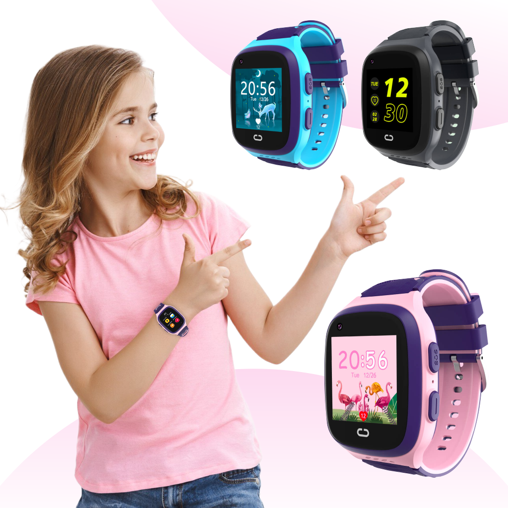 4G | Kids Smart Watch | No Contract | Video Call | GPS | Games